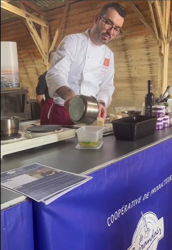 Animation Chef Robin Mayeul - Euguerrand -Fête de la Fleur de sel 2023 Le Guérandais